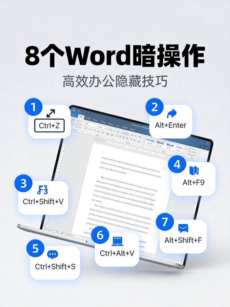 同事不会告诉你的8个Word暗操作,效率直接翻倍